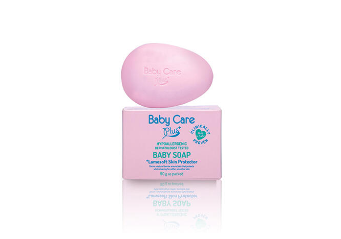 Pink baby hot sale soap