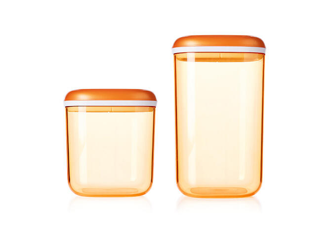 Tupperware Clear Squares 1.3 L and 780 mL 