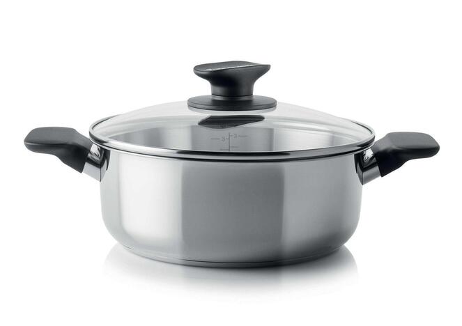 Tupperware Inspire Chef Cookware Sauce Pan 2 ltr (Silver, Black